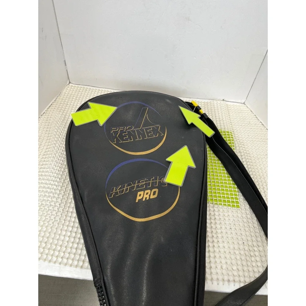 Pro Kennex Kinetic Pro Racquetball Racket with SMI 10g Cover Black Summer Tennis